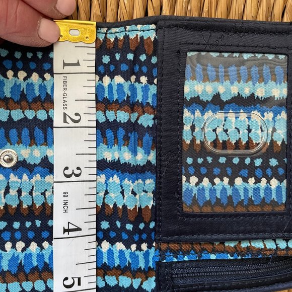 Vera Bradley Riley Compact Wallet in Java Floral - Picture 5 of 7